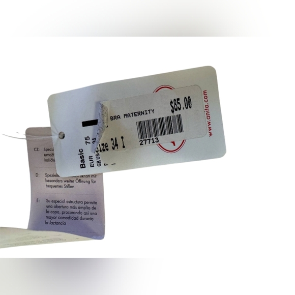 Anita NWT Maternity Nursing Bra Nude Size 34I - Picture 4 of 5